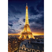 Clementoni - Puzzle Compact Eiffel Tower - 1 000 kosov
