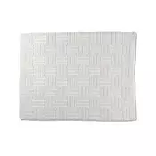 Kela Kopalniška preproga Leana 65x55 cm bombažna bela KL-23525