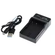 Polnilec za baterijo Canon BP-508/BP-511/BP-511A/BP-512/BP-514, MicroUSB
