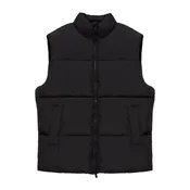 Pull&Bear Brezrokavnik STWD črna