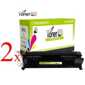 toner123 Komplet HP 05A/CE505A/LaserJet P2030, P2033, P2034, P2035, P2036, P2037, P2050, P2053, P2054, P2055, P2056, P2057 kompatibilna tonerja (2) - 2 x črna
