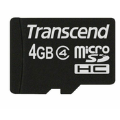 Transcend Pomnilniška kartica 4 GB microSDHC (razred 4) (brez adapterja)