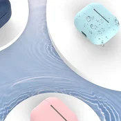 slomart Ohišje za AirPods 2/AirPods 1 silikonsko mehko ohišje za slušalke belo (case C)