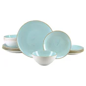 Creatable JEDILNI SERVIS Vintage Nature Aqua