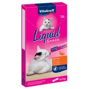 Vitakraft Cat Liquid-Snack Raca & ß-glukani - 6 x 15 g