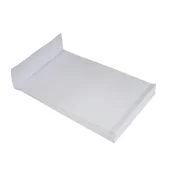 Vrečka B4 z X dnom in odtrgljivim trakom 250 x 354 mm bela 140 g