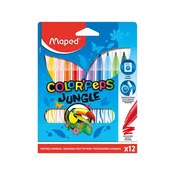 FLOMASTRI MAPED COLORPEPS JUNGLE 12/1