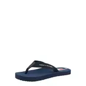 TOMMY HILFIGER Odprti čevlji MICK  modra / mornarska / bela