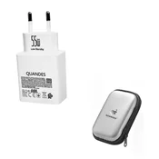 Super hitro polnjenje 55W PD GaN USB-C stenski polnilnik, združljiv z iPhone 17 Air/Pro/Max brez kabla, EVA ovitek