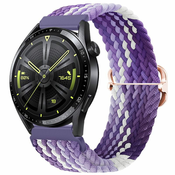 BStrap Elastic Nylon pašček za Garmin Venu 2 Plus, grape