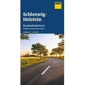 ADAC Bundesländerkarte Deutschland 01 Schleswig-Holstein 1:250.000