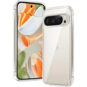 GS Ovitek za Google Pixel 9 Pro XL Fusion Hybrid, prozoren