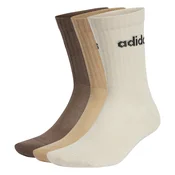 Adidas Carape C Lin Crew 3P, IZ0106, 3 Para, Braon, krem i bež