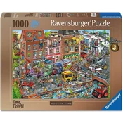 RAVENSBURGER Puzzle Rays Comic - Moderni časi 1000 kosov