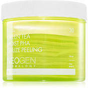 Neogen Dermalogy Clean Beauty Gauze Peeling Green Tea Moist PHA blazinice za piling lica s hidratantnim ucinkom 30 kom
