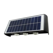 Nazidna solarna lampa yw13173-3253-2x3 3000k, ip44, 210x80x55 mm