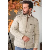 M8640 DEWBERRY MENS COAT-PLAIN BEIGE