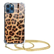Guess GUHCP12LKCLEO iPhone 12 Pro Max 6,7 Leopard hardcase Gold Strap (GUHCP12LKCLEO)