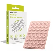 Mobile-origin Sticker Phone Mount O1, light pink