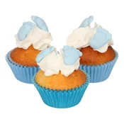 Funcakes Sladkorna dekoracija - Baby Feet modra 16 kos