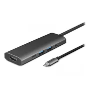 Chieftec DSC-502, docking station titanium, USB-C 3.2 Gen1