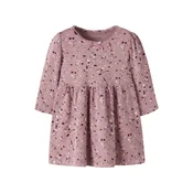NAME IT Obleka NBFOCEANA kaki/mauve/vinsko rdeča/bela