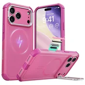 Hibridna maska ESR Cyber Armor Kickstand za iPhone 17 Pro - rosy pink