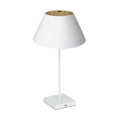 Namizna svetilka z USB 1xE27/60W/230V bela