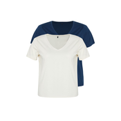 Trendyol Curve Multicolored 2-Pack Basic Knitting T-shirt