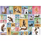 Eurographics Yoga Cats 1000-Pieces Puzzle 6000-0953