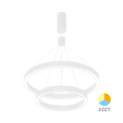 Braytron LED visilica BRY-LINA-PD-2540-OKRUGLA-BELA-65W-3U1