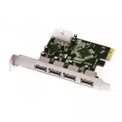 APPROX USB 3.0 PCI-E kartica (APPPCIE4P), 4 portna