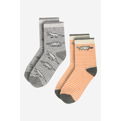 Nogavice Action Boy 8KB-002-AW23 (2-PACK) Oranžna