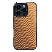shumee Lesen ovitek Bewood za iPhone 16 Pro WAVES MERBAU