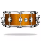 DS Drum Rebel Custom Shop 14X6.5 Hybrid Maple snare - Pagan Gold finish