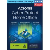 Acronis Cyber Protect Home Office Advanced 250 GB Cloud Storage 5 Device 1 Year Acronis Key GLOBAL