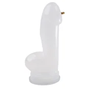 Realistični valjak za penis XL prozoren