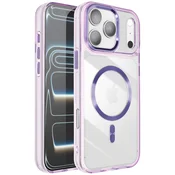 AVIZAR Ovitek za iPhone 17 Pro Max Crystal Color Collection Compatible MagSafe, Vijolična, (5000188981)