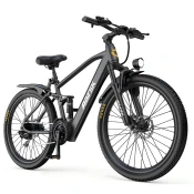 začasna blagovna znamka Električno kolo Aairsk GT900, 26, NFC odklepanje, 36V 13Ah, Shimano 21 prestav, črno, (5000007869)