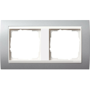 Gira Gira okvir za pokrov 2gang aluminij 0212326, (20891202)