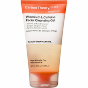 Carbon Theory Čistilni gel za kožo Vitamin C & Kofein (Facial Cleansing Gel) 100 ml