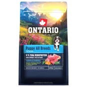 Hrana Ontario Puppy & Junior All Breeds Monoprotein Turkey & Sweet Potatoes 0,75kg