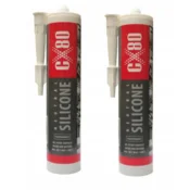 shumee CX80 Nevtralni gradbeni silikon za beton, les, brezbarven, 310 ml x 2