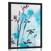 Plakat Japonska umetniška slika - 20x30 black