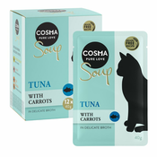 24x40g Cosma Soup hrana za mačke, tuna s korenjem