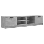shumee TV omarice, 2 kosa, betonsko siva, 80x35x36,5 cm