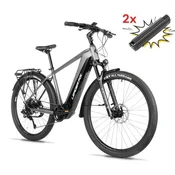 Leader Fox Električno Treking Kolo Barnet 28 Gent, 720Wh, Srebrno Mat, Bafang M510
