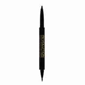 Makeup Revolution London Awesome Dual Eyeliner Felt & Kohl dvostransko črtalo za oči 0,18 g odtenek Black