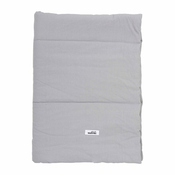 Svijetlo siva pamucna deka za bebe 80x100 cm - Malomi Kids