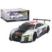 slomart RC avto RASTAR Audi R8 LMS 1:24, belo-črn